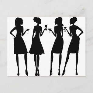 Cartão Postal Namoradas