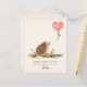 Cartão Postal Namorados Hedge Hugs & Kisses Hedgehog (Frente/Verso In Situ)
