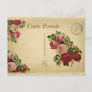 Cartão Postal Namorados postal Paris 1909