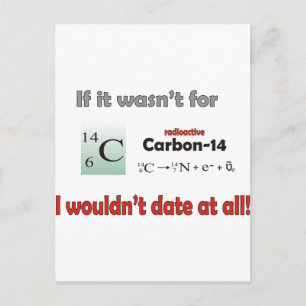 Cartão Postal Namorando de carbono 14