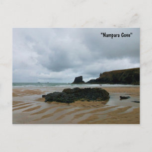Cartão Postal Nampara Cove Porthcothan Bay Cornwall Inglaterra