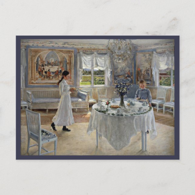 Cartão Postal Namsdag ou Nome Dia (Frente)