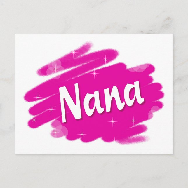 Cartão Postal Nana Ama Rosa (Frente)
