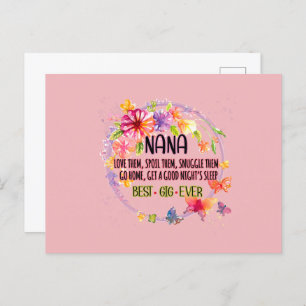 Cartão Postal Nana Os Ama E Os Engana