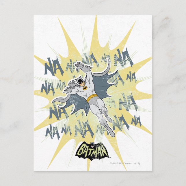 Cartão Postal NANANANA Batman Graphic (Frente)