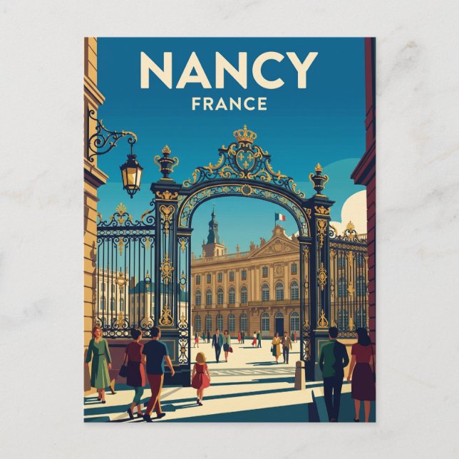 Cartão Postal Nancy, França França (Frente)