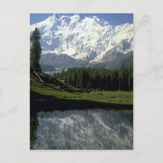 Cartão Postal Nanga Parbat em Fairy Meadows, Paquistão norte