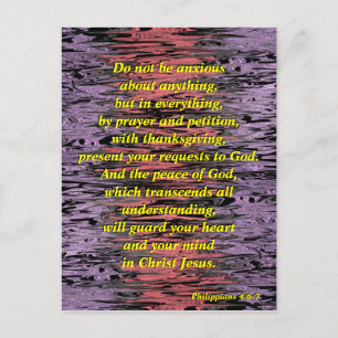 Cartão Postal Não Ansioso (distorcido) - Cartão-postal