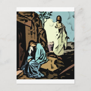 Cartão Postal Não chore, a tumba está vazia