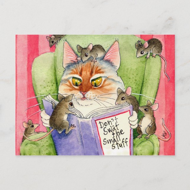 Cartão Postal Não dê importância para coisas pequenas cartão-pos (Frente)