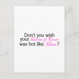 Cartão Postal Não Deseja Que Sua Matriz De Honra Seja Quente Com