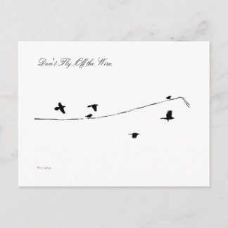 Cartão Postal Não desligue o fio