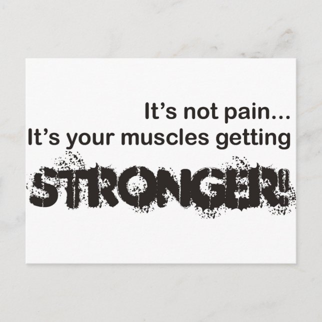 Cartão Postal Não É Dor... (Frente)