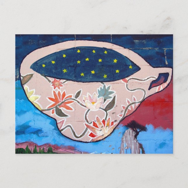 Cartão Postal Não é minha taça de chá (Frente)