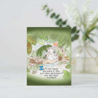 Cartão Postal Não é o que temos na vida