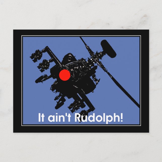 Cartão Postal não é rudolph (Frente)