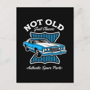 Cartão Postal Não é velho, apenas design de carro retrô clássico