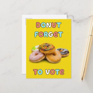 Cartão Postal Não Esqueça de Votar