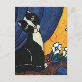 Cartão Postal Não fui eu - Tuxedo Cat