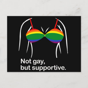 Cartão Postal Não gay, mas sutiã de suporte.png