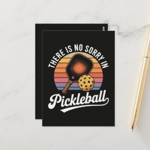 Cartão Postal Não Há Desculpas no Pickleball