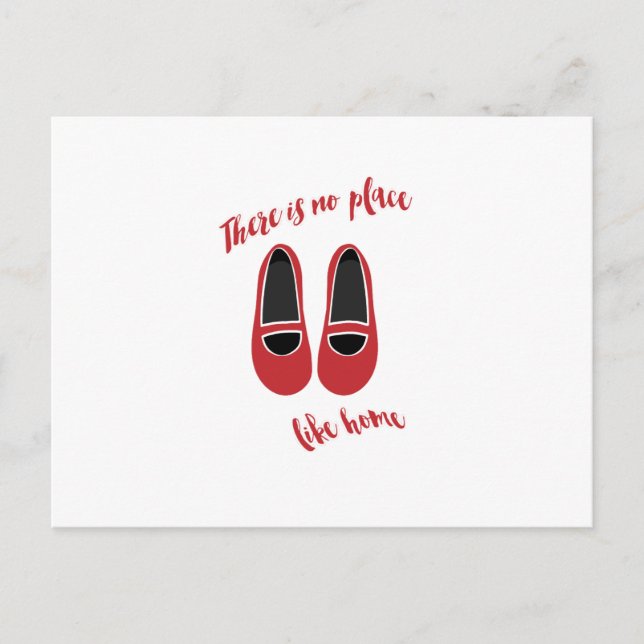 Cartão Postal Não há lugar como casa (Frente)
