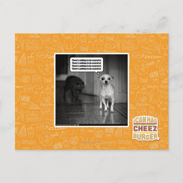 Cartão Postal Não há nada de que se ter medo (Frente)