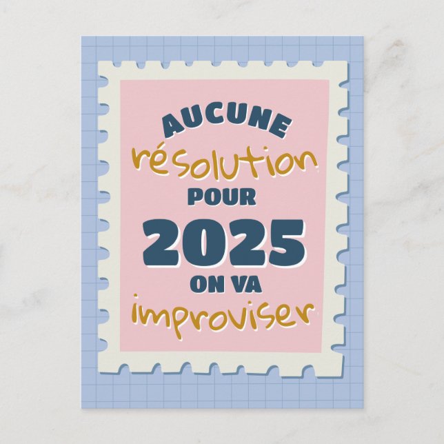 Cartão Postal Não há resolução este ano (Frente)
