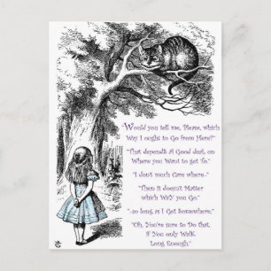 Cartão Postal Não importa para que lado você vai