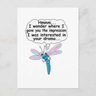 Cartão Postal Não interessado