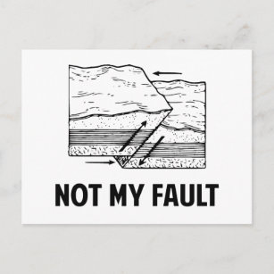 Cartão Postal Não Minha Culpa
