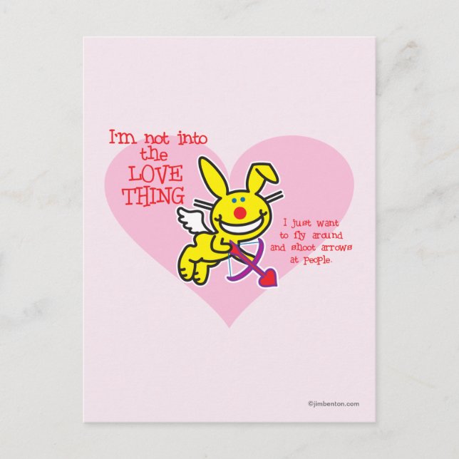 Cartão Postal Não Na Coisa Do Amor (Frente)