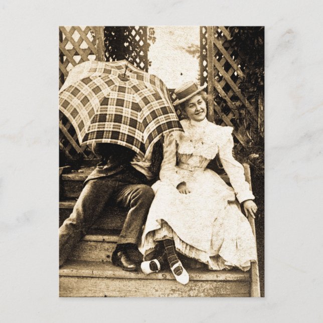 Cartão Postal Não, não! (Sepia) (Frente)