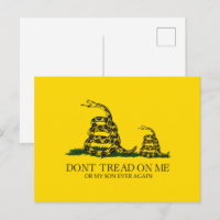 Não Pise em Mim ou No Meu Filho Bandeira Gadsden M