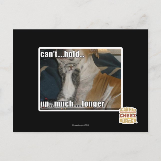 Cartão Postal Não pode sustentar muito mais por muito tempo (Frente)