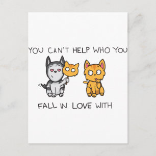 Cartão Postal Não podes ajudar com quem te apaixonas