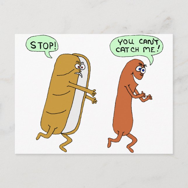 Cartão Postal Não posso me pegar (Frente)