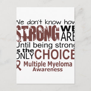 Cartão Postal não sabemos como somos fortes até sermos fortes