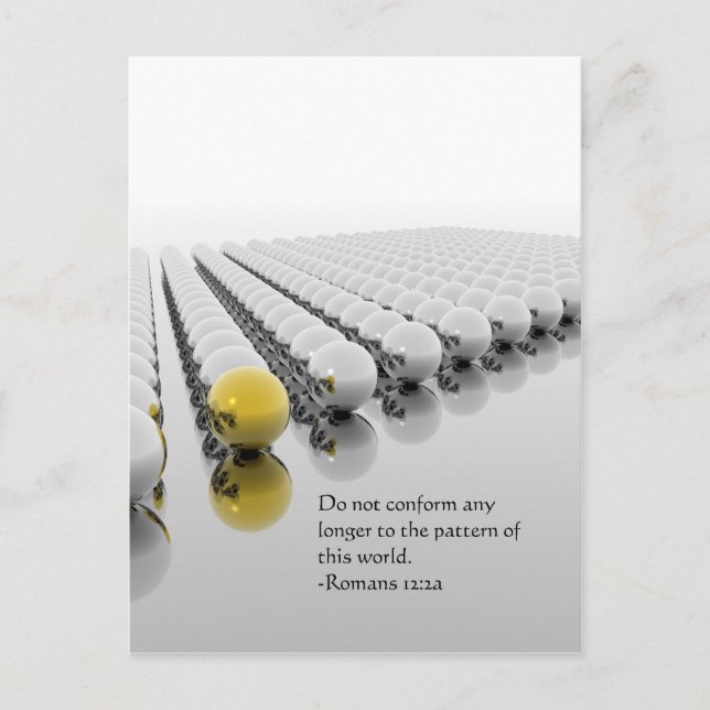 Cartão Postal Não se conforme (Frente)