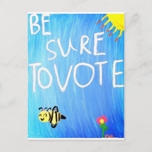 Cartão Postal Não se esqueça de votar