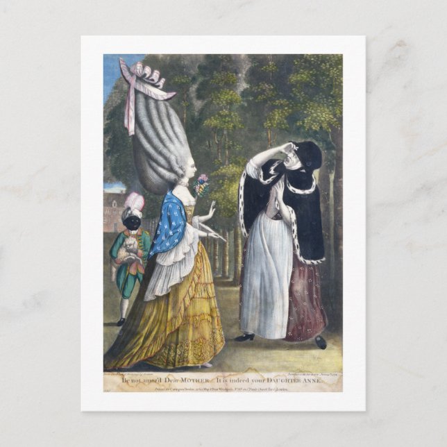 Cartão Postal Não seja amaz, querida Mãe, é mesmo seu Daug (Frente)