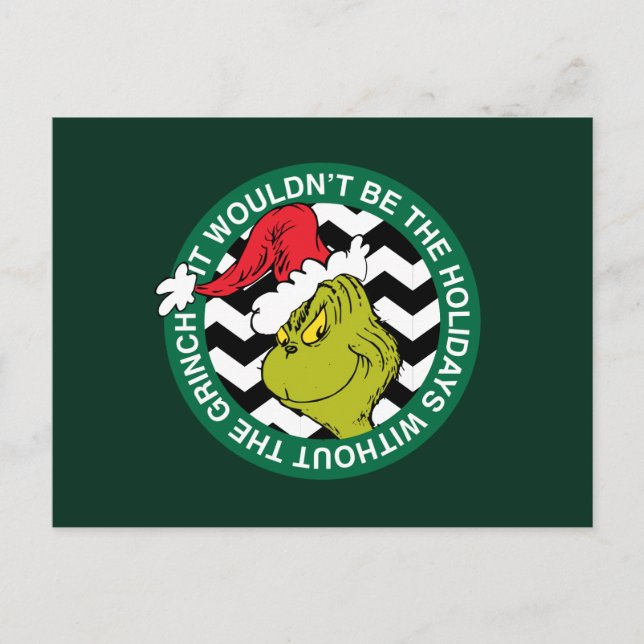 Cartão Postal Não Seriam as Férias sem o Grinch (Frente)