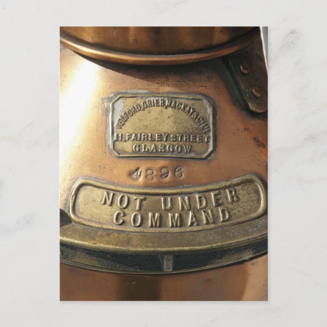 Cartão Postal Não Sob Comando (Frente)