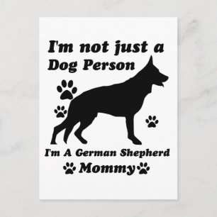 Cartão Postal Não sou apenas uma pessoa de cão; sou um German sh