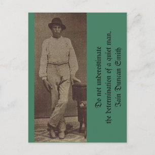 Cartão Postal Não Subestimar a Determinação