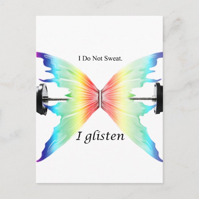 Cartão Postal Não sue... (Frente)