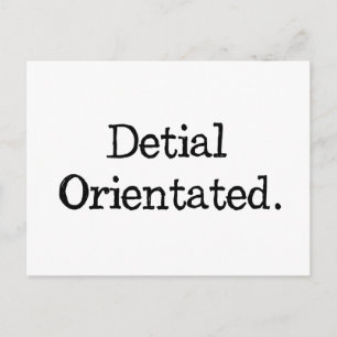 Cartão Postal Não tão orientado por detalhes