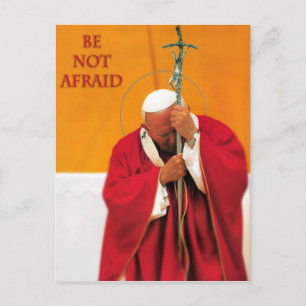 CARTÃO POSTAL NÃO TENHA MEDO DA RUA JOHN PAUL II