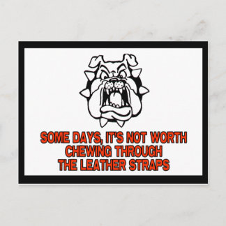 Cartão Postal Não vale a pena mastigar