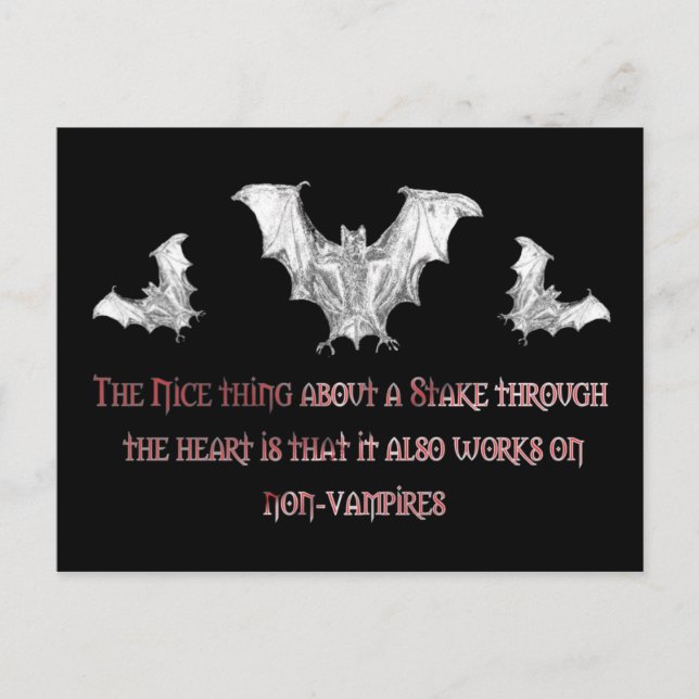 Cartão Postal Não-Vampiros (Frente)